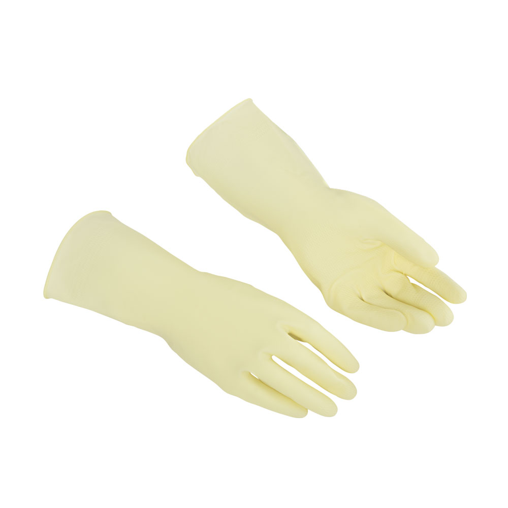 Vileda Professional Handschuh Lightweight - Der Sensible, Naturlatexhandschuh - weißlich