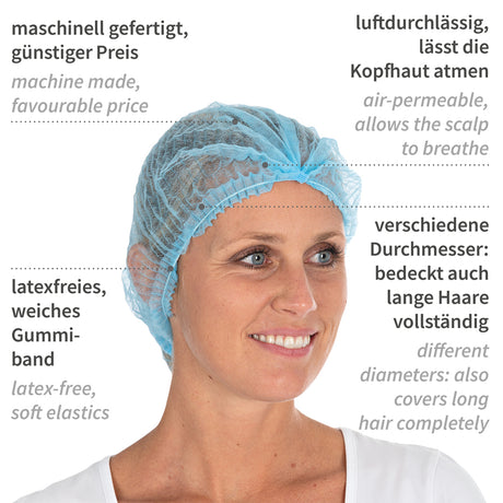 Klipphauben Light | PP - blau