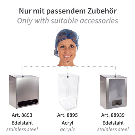 Klipphauben Light | PP - dunkelblau