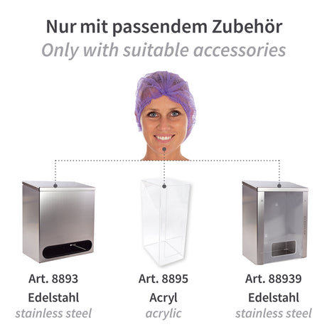 Klipphauben Light | PP - lila