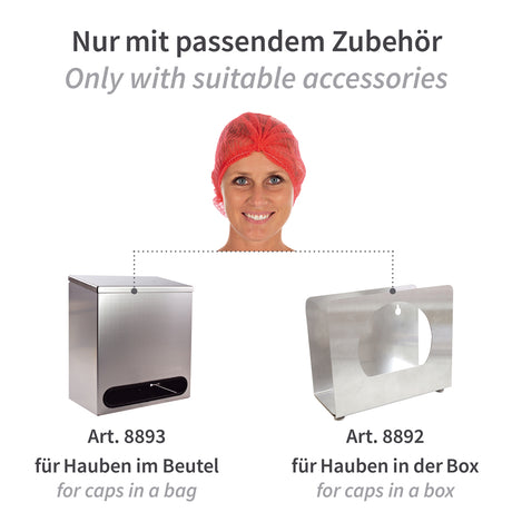 Klipphauben Light | PP - rot