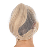 Baretthauben Honeycomb mit Schirm | Nylon - weiß