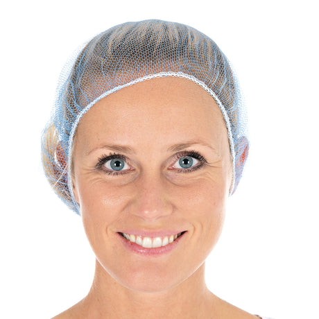 Baretthauben Honeycomb | Nylon - blau