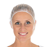 Baretthauben Honeycomb | Nylon - weiß