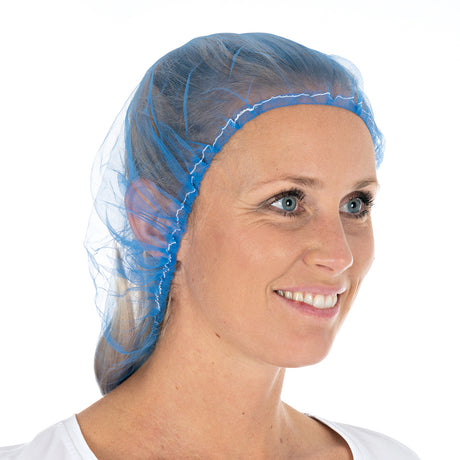 Baretthauben Micromesh Soft | Nylon - blau
