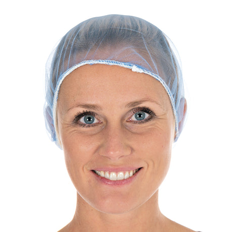 Baretthauben Micromesh | Nylon - blau