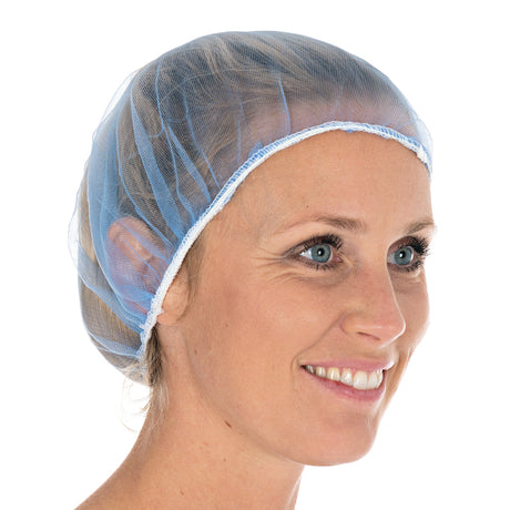 Baretthauben Micromesh | Nylon - blau