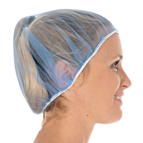 Baretthauben Micromesh | Nylon - blau