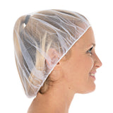 Baretthauben Micromesh | Nylon - weiß