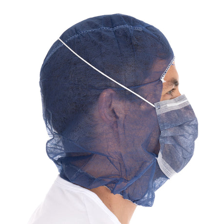 Astrohauben Eco mit 2-lagiger Mund-Nasen-Maske | PP - dunkelblau