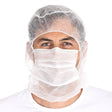 Astrohauben Eco mit 2-lagiger Mund-Nasen-Maske | PP - weiß
