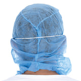 Astrohauben mit 2-lagiger Mund-Nasen-Maske | SMS - blau