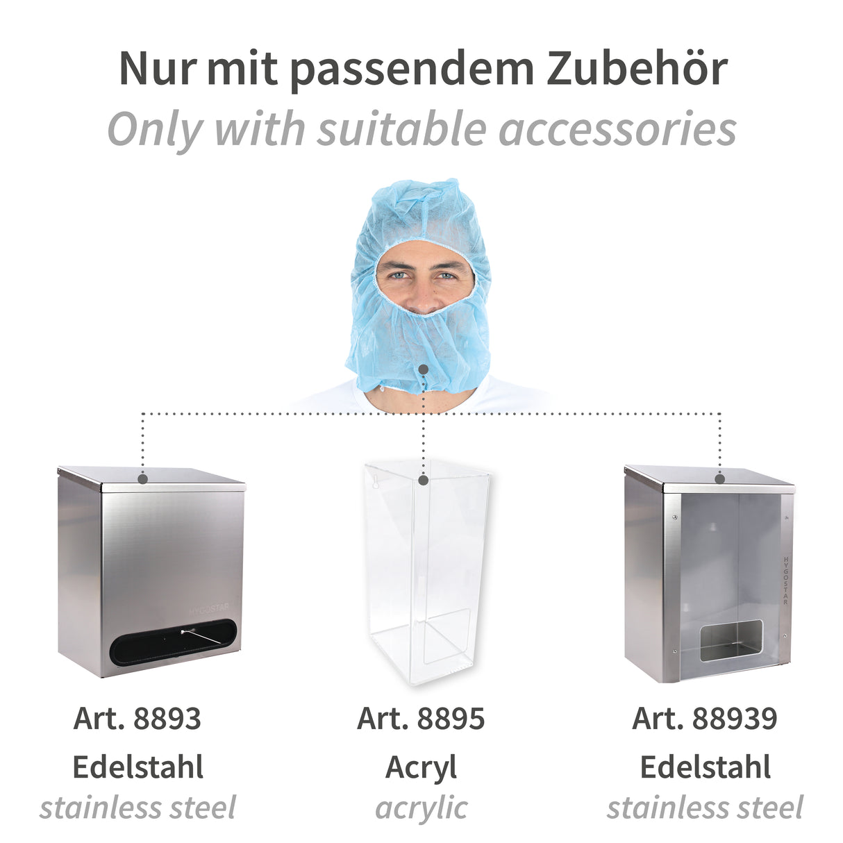 Astrohauben Balaclava Eco | PP - blau