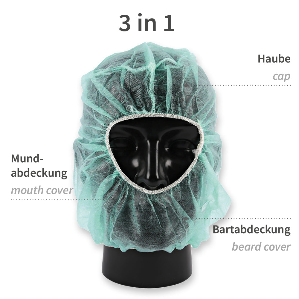 Astrohauben Balaclava Eco | PP - grün