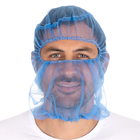 Astrohauben Micromesh | Nylon - blau