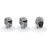 Astrohauben Micromesh mit Cape | Nylon - weiß