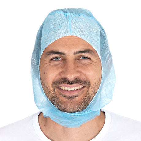 Astrohauben mit Schweißband | PP - blau