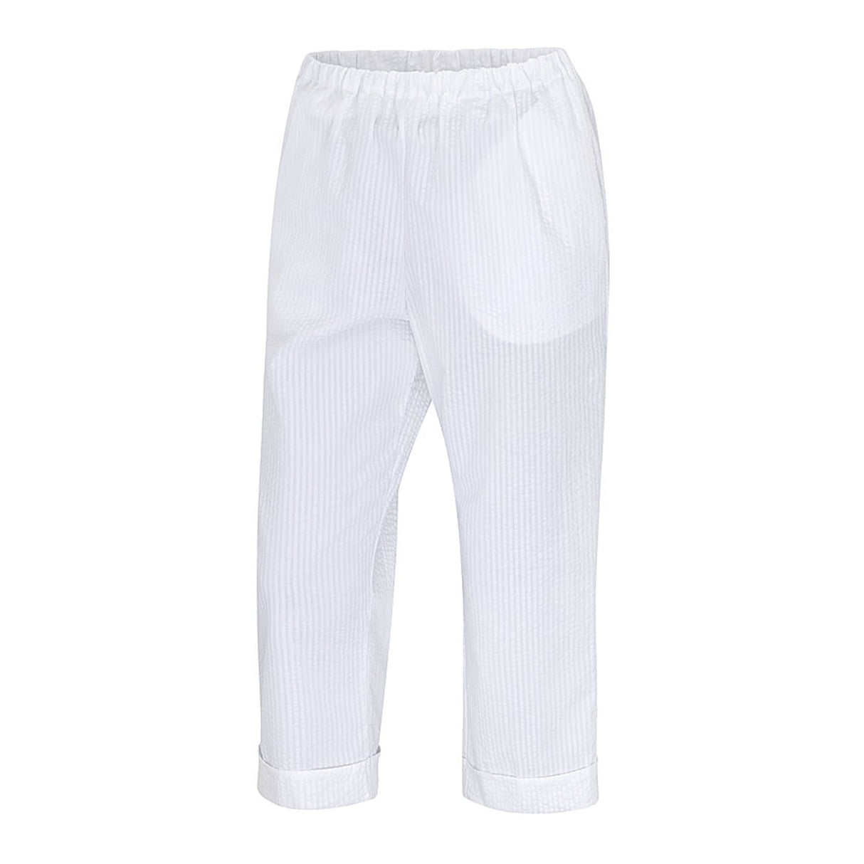 Seersucker ¾ Hose für Damen