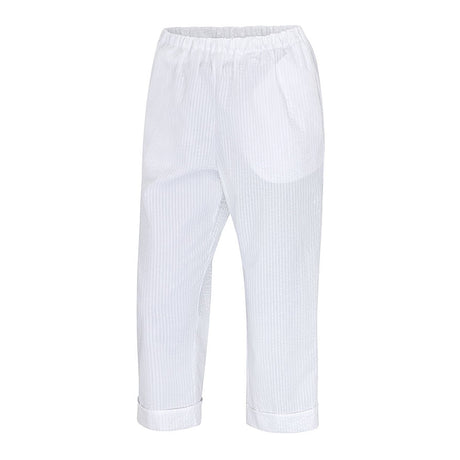 Seersucker ¾ Hose für Damen