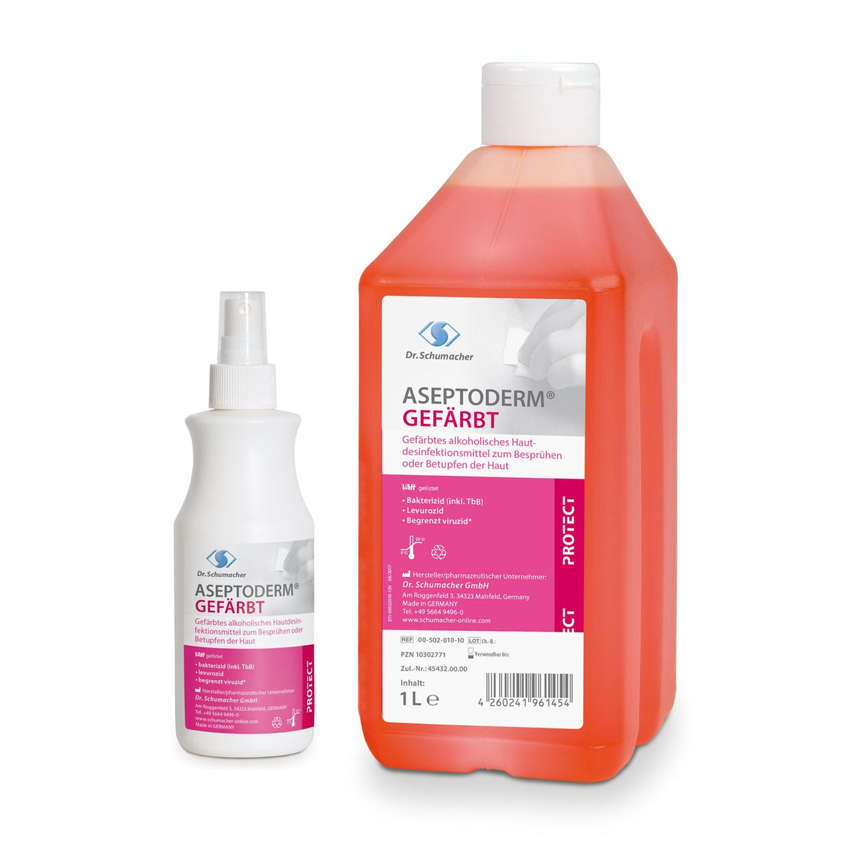 Aseptoderm gefärbt