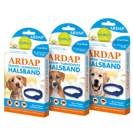 ARDAP Zecken- und Flohhalsband für Hunde