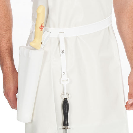 Messertasche für 4 Messer - weiß