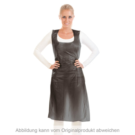Einwegschürzen auf Rolle ca. 16 my | LDPE - schwarz