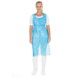 Einwegschürzen auf Rolle ca. 16 my | LDPE - blau