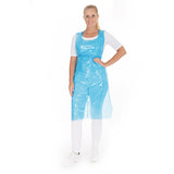 Einwegschürzen auf Rolle ca. 16 my | LDPE - blau