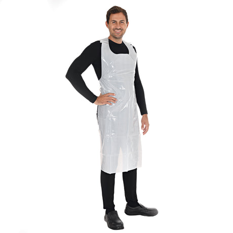 Einwegschürzen ca. 35 my | LDPE - weiß