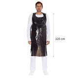 Einwegschürzen auf Rolle ca. 35 my | LDPE - schwarz
