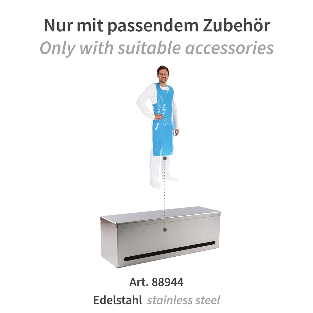 Einwegschürzen auf Rolle ca. 35 my | LDPE - blau