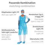Einwegschürzen auf Rolle ca. 35 my | LDPE - blau