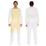 Einwegschürzen auf Rolle ca. 35 my | LDPE - gelb