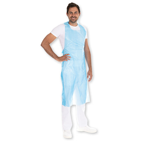 Einwegschürzen ca. 12 my | HDPE - blau