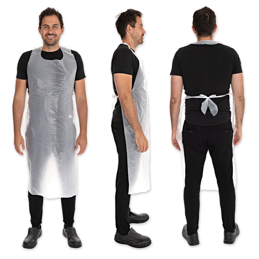 Einwegschürzen ca. 12 my | HDPE - weiß