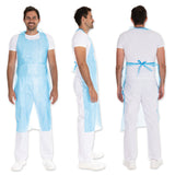 Einwegschürzen ca. 12 my | HDPE - blau
