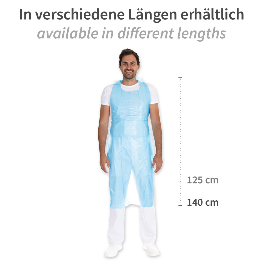 Einwegschürzen ca. 12 my | HDPE - blau