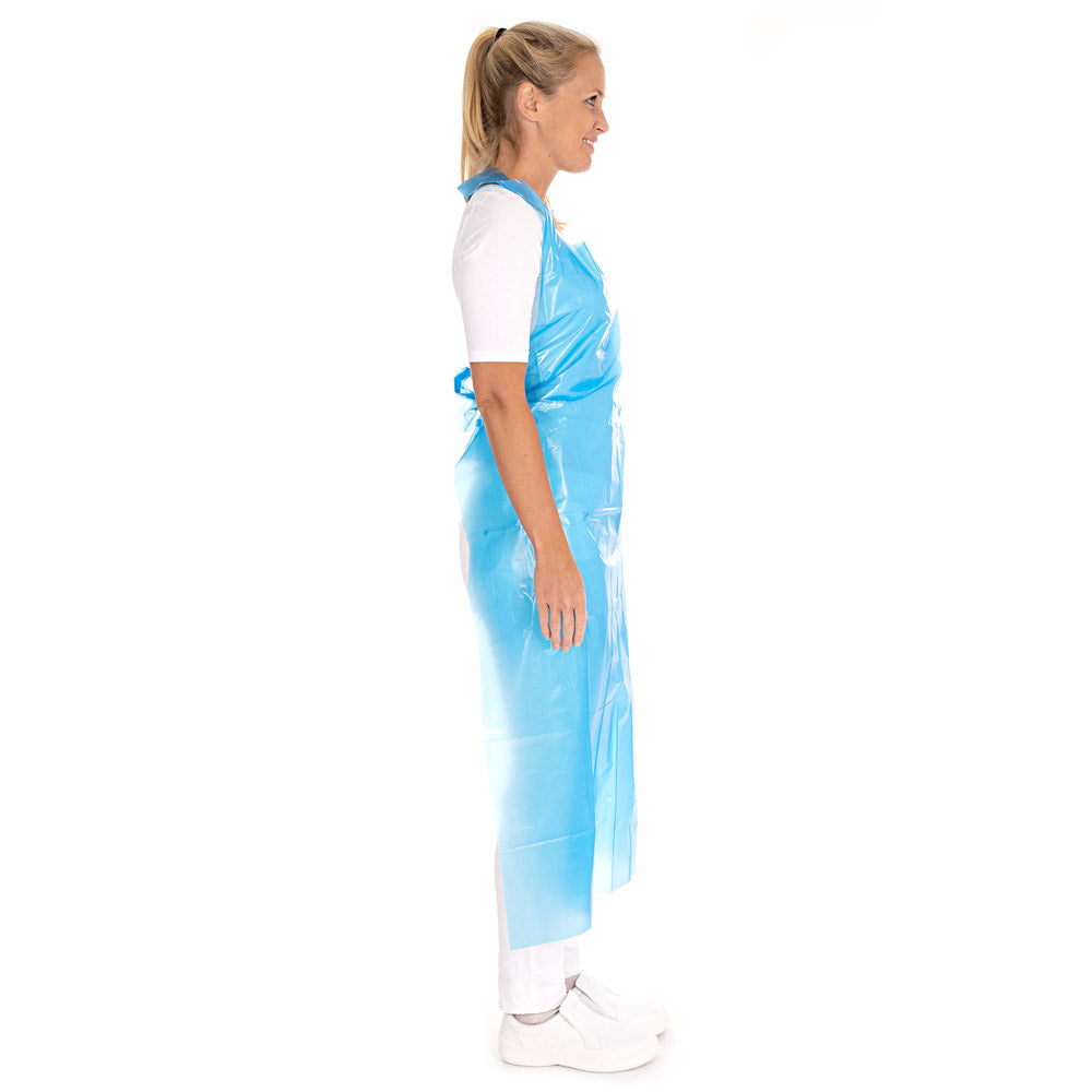 Einwegschürzen ca. 33 my | LDPE - blau