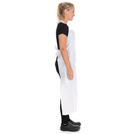 Einwegschürzen ca. 33 my | LDPE - weiß