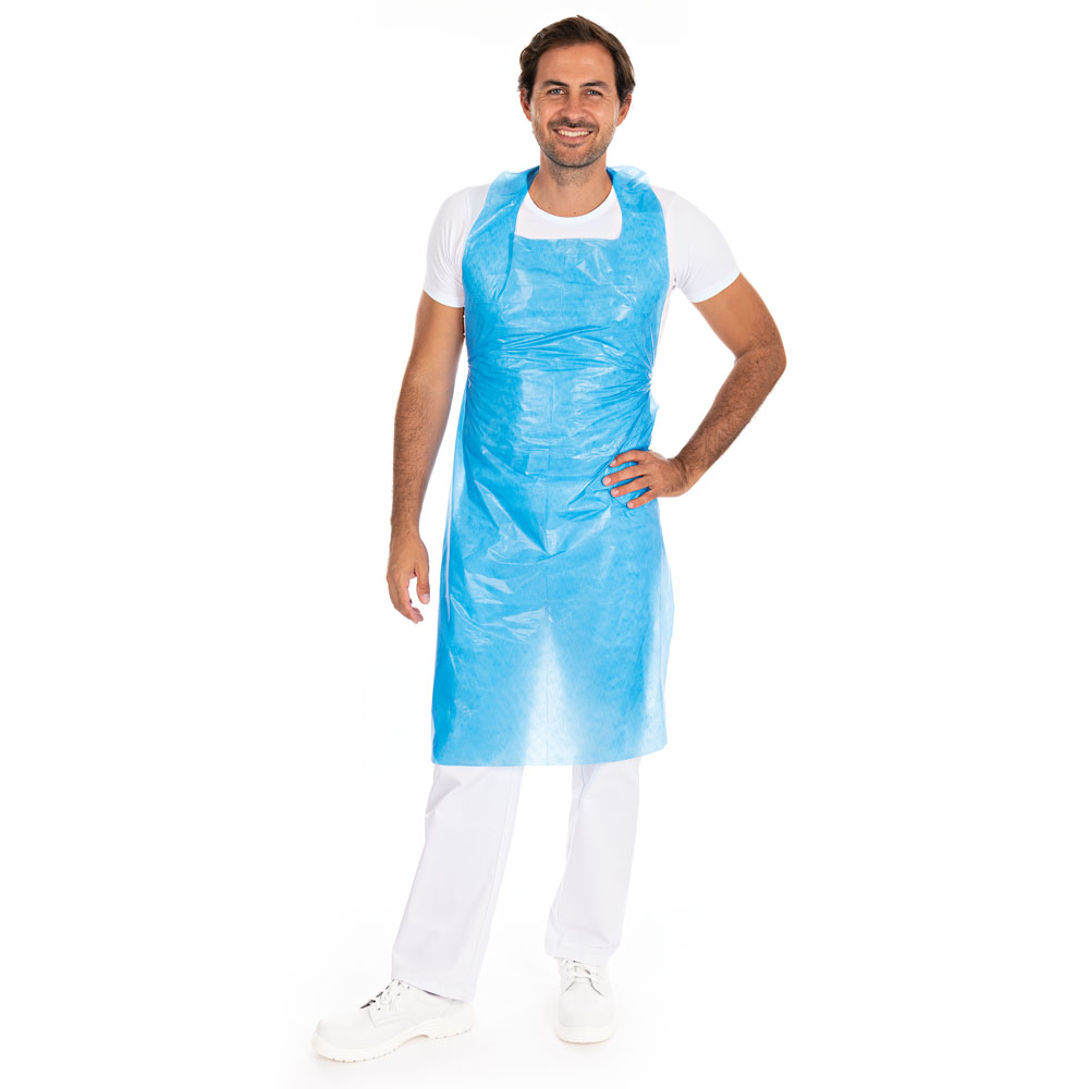 Einwegschürzen ca. 33 my | LDPE - blau