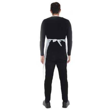 Einwegschürzen geblockt ca. 25 my | LDPE - weiß