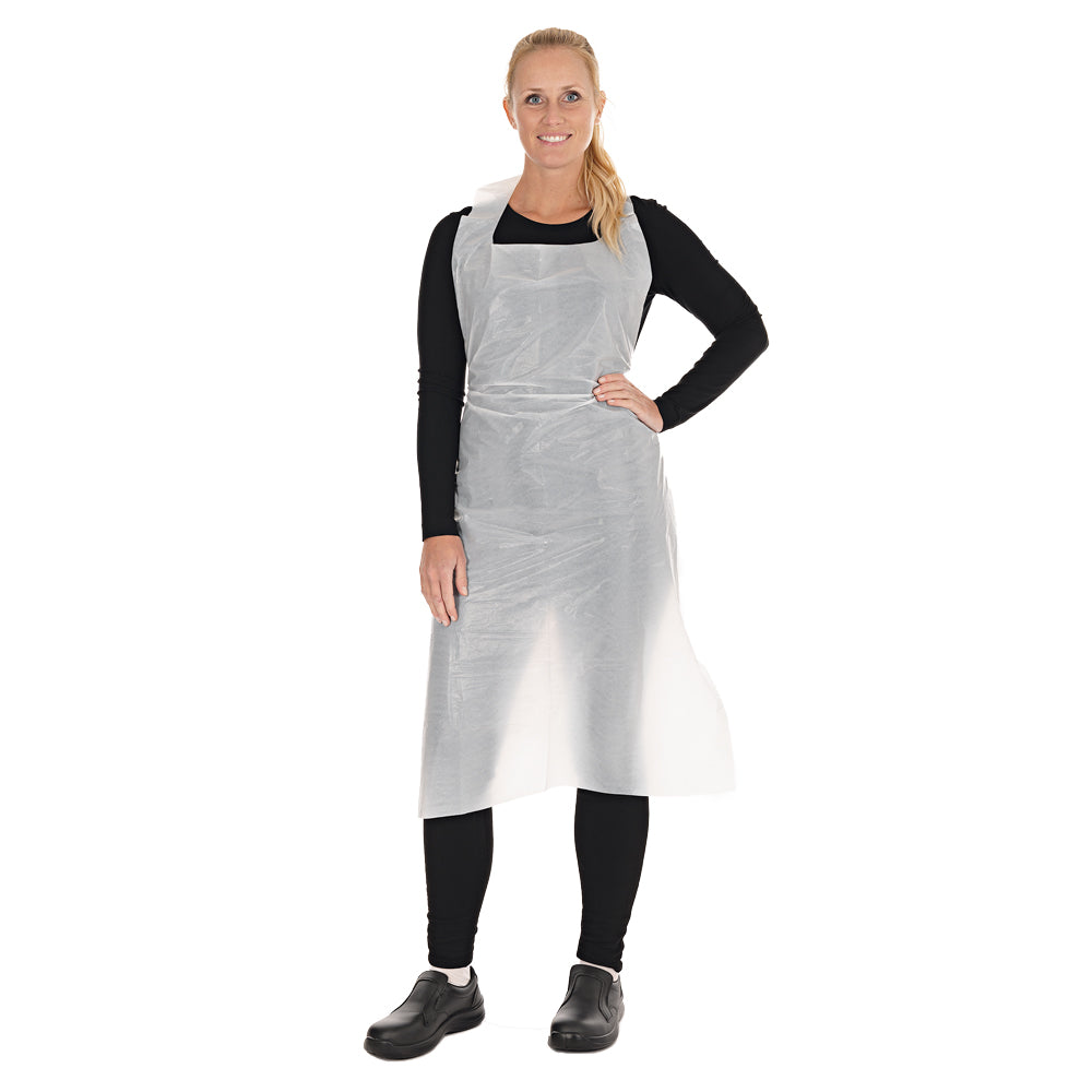 Einwegschürzen ca. 20 my | LDPE - weiß