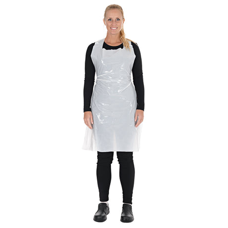 Einwegschürzen im Beutel ca. 25 my | LDPE - weiß