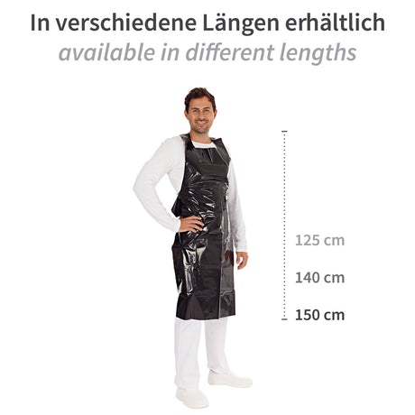 Einwegschürzen ca. 60 my | LDPE - schwarz