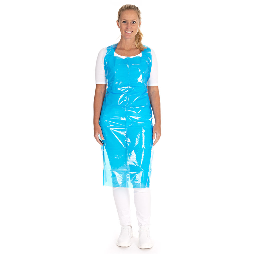 Einwegschürzen ca. 50 my | LDPE - blau