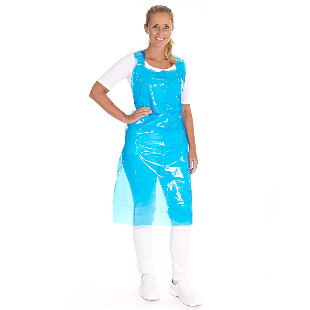 Einwegschürzen ca. 50 my | LDPE - blau