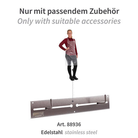 Einwegschürzen ca. 40 my | CPE rautiert - transparent