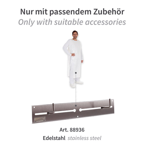 Rundumschürzen ca. 30 my | LDPE - weiß