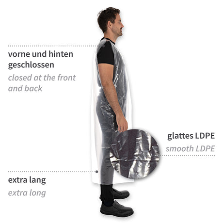 Rundumschürzen ca. 30 my | LDPE - transparent